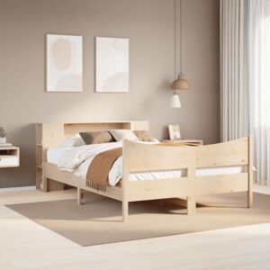 vidaXL Bed Frame - 120x200 cm - Solid Pine Wood - Space-Saving Design vidaXL Bed Frame - 120x200 cm - Solid Pine Wood - Space-Saving Design