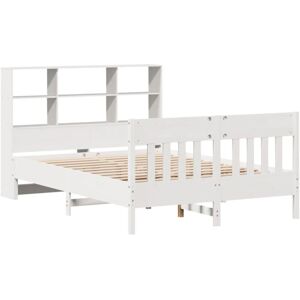vidaXL Bed Frame without Mattress White - 120x190 cm Small Double Solid Wood Pine vidaXL Bed Frame without Mattress White - 120x190 cm Small Double Solid Wood Pine