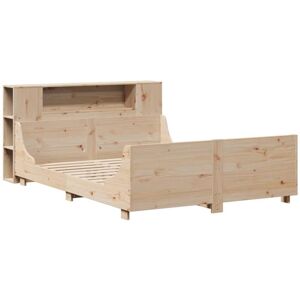 Bed Frame without Mattress 140x200 cm Solid Wood Pine vidaXL Bed Frame without Mattress 140x200 cm Solid Wood Pine vidaXL