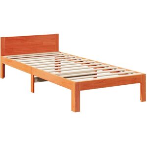 Family Bed Frame No Mattress Wax Brown 240x200 cm Solid Wood Pine Vidaxl Family Bed Frame No Mattress Wax Brown 240x200 cm Solid Wood Pine Vidaxl