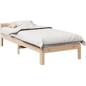 Bed Frame without Mattress 80x200 cm Solid Wood Pine Vidaxl Bed Frame without Mattress 80x200 cm Solid Wood Pine Vidaxl