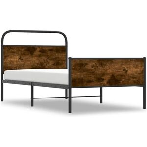 Bed Frame without Mattress 90x200 cm Sonoma Oak Engineered Wood Vidaxl Bed Frame without Mattress 90x200 cm Sonoma Oak Engineered Wood Vidaxl