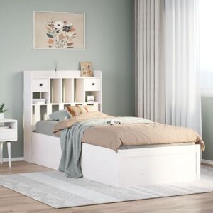 Bed Frame without Mattress White 90x200 cm Solid Wood Pine Vidaxl Bed Frame without Mattress White 90x200 cm Solid Wood Pine Vidaxl