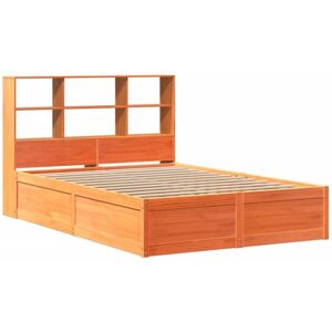 Bed Frame without Mattress Wax Brown 120x200 cm Solid Wood Pine Vidaxl Bed Frame without Mattress Wax Brown 120x200 cm Solid Wood Pine Vidaxl
