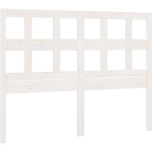 JINLEFU Bed Headboard White 125.5x4x100 cm Solid Wood Pine vidaXL JINLEFU Bed Headboard White 125.5x4x100 cm Solid Wood Pine vidaXL