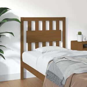 Bed Headboard Honey Brown 80.5x4x100 cm Solid Wood Pine Vidaxl Bed Headboard Honey Brown 80.5x4x100 cm Solid Wood Pine Vidaxl