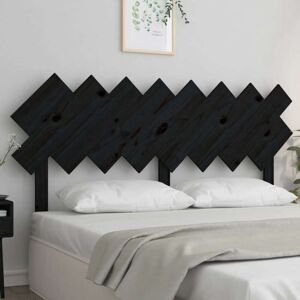 Bed Headboard Black 159.5x3x80.5 cm Solid Wood Pine Vidaxl Bed Headboard Black 159.5x3x80.5 cm Solid Wood Pine Vidaxl