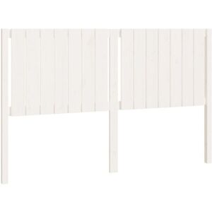 Bed Headboard White 165.5x4x100 cm Solid Wood Pine vidaXL Bed Headboard White 165.5x4x100 cm Solid Wood Pine vidaXL