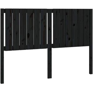 Bed Headboard Black 145.5x4x100 cm Solid Wood Pine Vidaxl Bed Headboard Black 145.5x4x100 cm Solid Wood Pine Vidaxl
