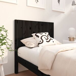 Bed Headboard Black 95.5x4x100 cm Solid Wood Pine Vidaxl Bed Headboard Black 95.5x4x100 cm Solid Wood Pine Vidaxl