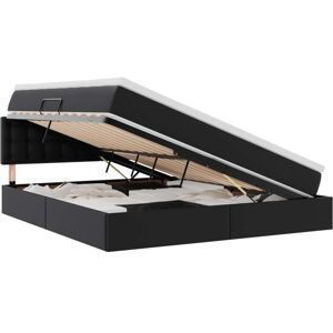 Bed with Mattress with Storage Black 180 x 200 cm Faux Leather vidaXL Bed with Mattress with Storage Black 180 x 200 cm Faux Leather vidaXL