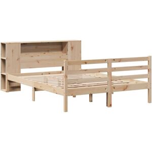 vidaXL Bed with Bookcase 120x190cm Solid Pine vidaXL Bed with Bookcase 120x190cm Solid Pine