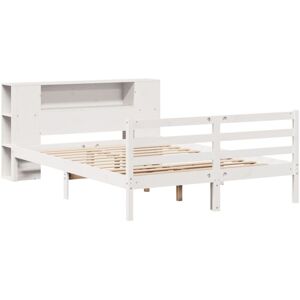 vidaXL Bookcase Bed without Mattress White 120x200 cm vidaXL Bookcase Bed without Mattress White 120x200 cm