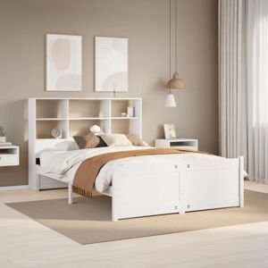 Bookcase Bed without Mattress White 160x200cm Solid Wood Pine Vidaxl Bookcase Bed without Mattress White 160x200cm Solid Wood Pine Vidaxl