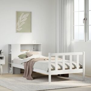 Bookcase Bed without Mattress White 90x200 cm Solid Wood Pine Vidaxl Bookcase Bed without Mattress White 90x200 cm Solid Wood Pine Vidaxl