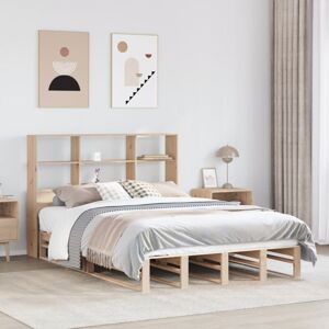 Bookcase Bed without Mattress 160x200 cm Solid Wood Vidaxl Bookcase Bed without Mattress 160x200 cm Solid Wood Vidaxl