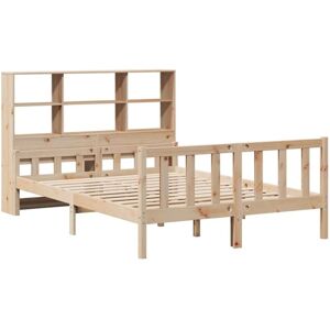Bookcase Bed without Mattress 120x190 cm Small Double Solid Wood Pine Vidaxl Bookcase Bed without Mattress 120x190 cm Small Double Solid Wood Pine Vidaxl
