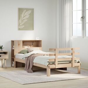 Bookcase Bed without Mattress 100x200cm Solid Wood Pine Vidaxl Bookcase Bed without Mattress 100x200cm Solid Wood Pine Vidaxl