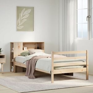 Bookcase Bed without Mattress 100x200 cm Solid Wood Pine Vidaxl Bookcase Bed without Mattress 100x200 cm Solid Wood Pine Vidaxl