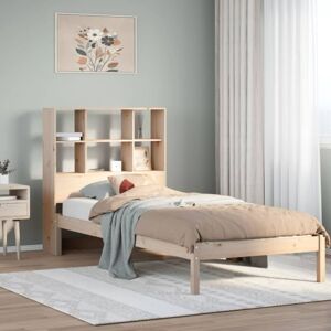 vidaXL Bookcase Bed - Solid Pinewood - Space-saving & Rustic vidaXL Bookcase Bed - Solid Pinewood - Space-saving & Rustic