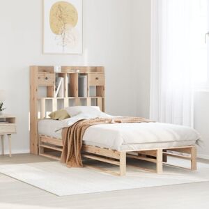 Bookcase Bed without Mattress 90x190 cm Single Solid Wood Pine Vidaxl Bookcase Bed without Mattress 90x190 cm Single Solid Wood Pine Vidaxl