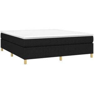 Box Spring Bed Frame Black Super King Fabric (UK/IE/FI/NO only) vidaXL Box Spring Bed Frame Black Super King Fabric (UK/IE/FI/NO only) vidaXL
