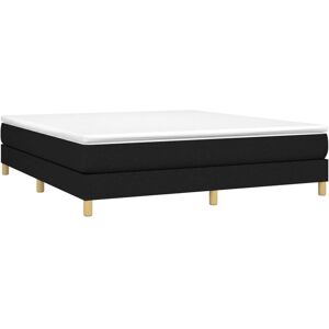 Box Spring Bed Frame Black Super King Fabric (UK/IE/FI/NO only) vidaXL Box Spring Bed Frame Black Super King Fabric (UK/IE/FI/NO only) vidaXL