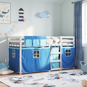 Bunk Bed without Mattress Blue 90x200 cm Solid Wood Pine Vidaxl Bunk Bed without Mattress Blue 90x200 cm Solid Wood Pine Vidaxl