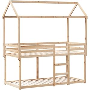 Bunk Bed without Mattress 80x200 cm Solid Wood Pine Vidaxl Bunk Bed without Mattress 80x200 cm Solid Wood Pine Vidaxl