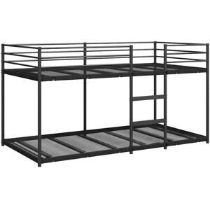 Bunk Bed without Mattress Black 100x200 cm Steel Vidaxl Bunk Bed without Mattress Black 100x200 cm Steel Vidaxl