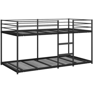Bunk Bed without Mattress Black 100x190 cm Steel Vidaxl Bunk Bed without Mattress Black 100x190 cm Steel Vidaxl