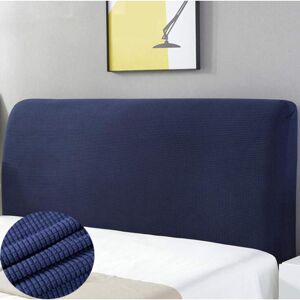 CSPARKV Stretch Headboard Cover Bed Headboard Slipcover Elastic Protector All-Inclusive Design for Bedroom Decoration,Navy Blue150cm(59'-67' Headboard) CSPARKV Stretch Headboard Cover Bed Headboard Slipcover Elastic Protector All-Inclusive Design for Bedroom Decoration,Navy Blue150cm(59'-67' Headboard)