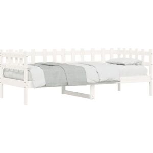 Day Bed without Mattress White 80x200 cm Solid Wood Pine Vidaxl Day Bed without Mattress White 80x200 cm Solid Wood Pine Vidaxl
