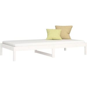 vidaXL Day Bed White 80x200cm - Day Bed vidaXL Day Bed White 80x200cm - Day Bed