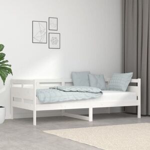 Day Bed without Mattress White Solid Wood Pine 90x190 cm Single Vidaxl Day Bed without Mattress White Solid Wood Pine 90x190 cm Single Vidaxl
