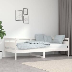 Day Bed without Mattress White Solid Wood Pine 90x200 cm Vidaxl Day Bed without Mattress White Solid Wood Pine 90x200 cm Vidaxl