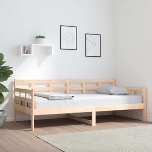 Day Bed without Mattress Solid Wood Pine 90x190 cm Single Vidaxl Day Bed without Mattress Solid Wood Pine 90x190 cm Single Vidaxl