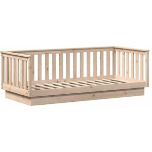 Day Bed without Mattress 90x200 cm Solid Wood Pine vidaXL Day Bed without Mattress 90x200 cm Solid Wood Pine vidaXL