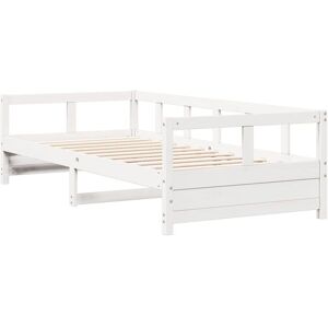 Daybed without Mattress White 80x200 cm Solid Wood Pine Vidaxl Daybed without Mattress White 80x200 cm Solid Wood Pine Vidaxl