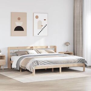 BONNEVIE Double bed,Adult bed,Bed Frame with Headboard without Mattress 180x200 cm Super King VSVS633886 BONNEVIE Double bed,Adult bed,Bed Frame with Headboard without Mattress 180x200 cm Super King VSVS633886