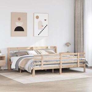 BONNEVIE Double bed,Adult bed,Bed Frame with Headboard without Mattress 180x200 cm Super King VSVS722185 BONNEVIE Double bed,Adult bed,Bed Frame with Headboard without Mattress 180x200 cm Super King VSVS722185