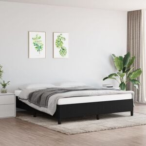 BONNEVIE Double bed,Adult bed,Bed Frame without Mattress Black 180x200 cm Super King Super King Fabric VSVS843349 BONNEVIE Double bed,Adult bed,Bed Frame without Mattress Black 180x200 cm Super King Super King Fabric VSVS843349