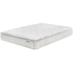 Beliani Super King Size Pocket Spring Mattress - Medium Firm, White Beliani Super King Size Pocket Spring Mattress - Medium Firm, White