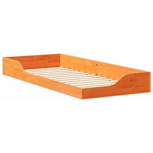 VidaXL Bed Frame - 100x220 cm - Wooden Modern Support VidaXL Bed Frame - 100x220 cm - Wooden Modern Support