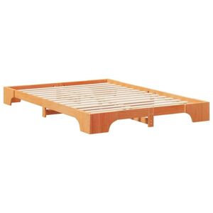 Floor Bed Frame with Storage Brown Wood Vidaxl Floor Bed Frame with Storage Brown Wood Vidaxl