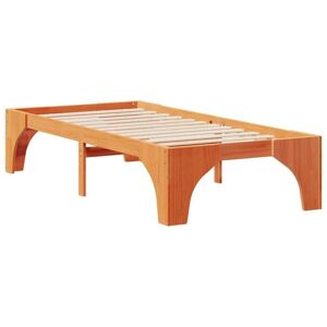 Floor Bed Frame with Storage Brown Solid pine wood Vidaxl Floor Bed Frame with Storage Brown Solid pine wood Vidaxl