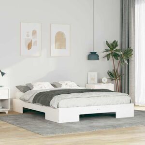 Floor Bed Frame with Storage White Solid pine wood Vidaxl Floor Bed Frame with Storage White Solid pine wood Vidaxl