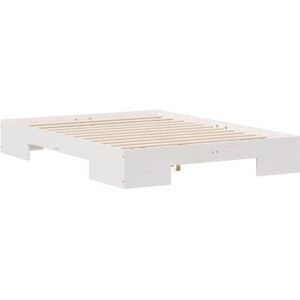Floor Bed Frame with Storage White Solid pine wood Vidaxl Floor Bed Frame with Storage White Solid pine wood Vidaxl