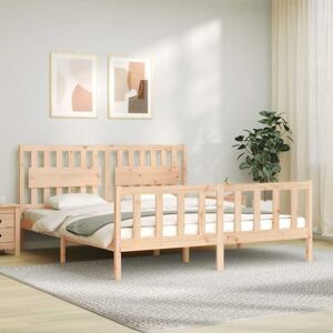 Bed Frame without Mattress Super King Size Solid Wood Pine Vidaxl Bed Frame without Mattress Super King Size Solid Wood Pine Vidaxl