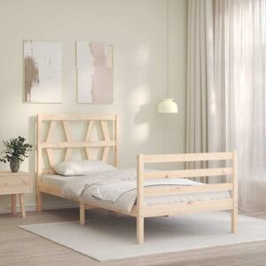 Bed Frame without Mattress 90x200 cm Solid Wood Vidaxl Bed Frame without Mattress 90x200 cm Solid Wood Vidaxl
